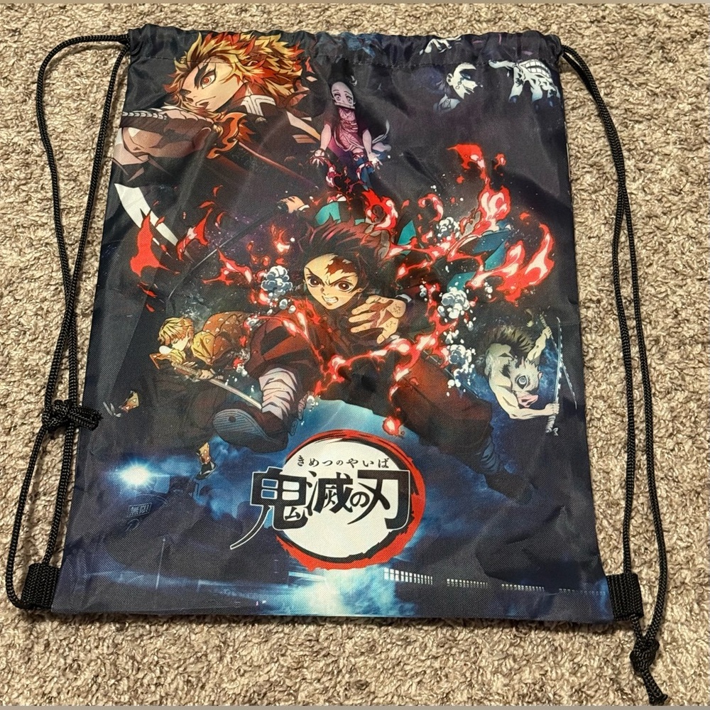 Demon Slayer Drawstring Backpack - Picture 2 of 4